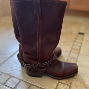 Frye Harness boots, women’s size 6.5, brown